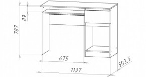 НИЦЦА-10 Стол компьютерный (НЦ.10) в Нефтекамске - neftekamsk.mebel24.online | фото 2