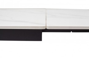 Стол LIVORNO 180 MATT WHITE MARBLE SOLID CERAMIC / BLACK, ®DISAUR в Нефтекамске - neftekamsk.mebel24.online | фото 3