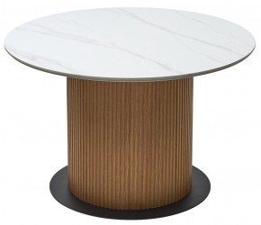 Стол MESA D120 цвет БЕЛЫЙ МРАМОР M326 / Каркас OAK, ®DISAUR в Нефтекамске - neftekamsk.mebel24.online | фото 7