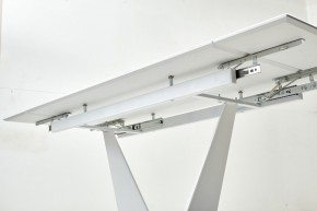 Стол Ниагара 140 БЕЛЫЙ МРАМОР, стекло / БЕЛЫЙ, М-City в Нефтекамске - neftekamsk.mebel24.online | фото 5