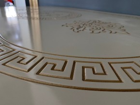 Стол овальный раскладной Милан (лапа-ножки) в Нефтекамске - neftekamsk.mebel24.online | фото 3