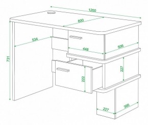 Стол письменный Домино СД-15С в Нефтекамске - neftekamsk.mebel24.online | фото 4
