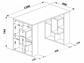 Стол письменный СПм-15 в Нефтекамске - neftekamsk.mebel24.online | фото 3