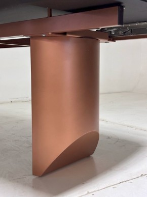 Стол ПУАНТО 200 TITANIUM LAWA NERO, керамика / МЕДЬ каркас М-City в Нефтекамске - neftekamsk.mebel24.online | фото 5