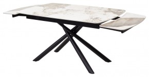 Стол RIVOLI 140 GLOSS LUXURY PANDORA SOLID CERAMIC / BLACK, ®DISAUR в Нефтекамске - neftekamsk.mebel24.online | фото 6