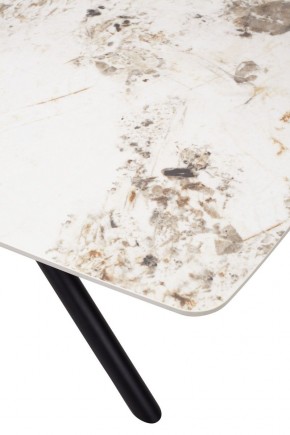 Стол RIVOLI 140 GLOSS LUXURY PANDORA SOLID CERAMIC / BLACK, ®DISAUR в Нефтекамске - neftekamsk.mebel24.online | фото 8
