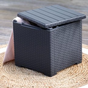Стол с функцией хранения Виго (Vigo storage box) графит в Нефтекамске - neftekamsk.mebel24.online | фото 1