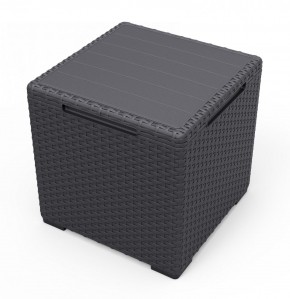 Стол с функцией хранения Виго (Vigo storage box) графит в Нефтекамске - neftekamsk.mebel24.online | фото 2