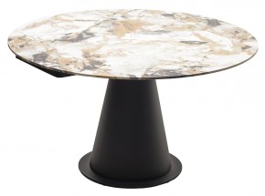 Стол TERAMO 135 GLOSS GRAND JADE SOLID CERAMIC, керамика, поворотн.механизм / Черный каркас, ®DISAUR в Нефтекамске - neftekamsk.mebel24.online | фото 15