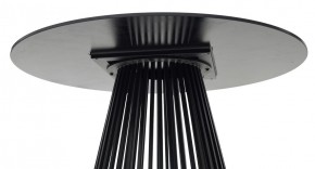 Стол TERNI 120 MATT BLACK MARBLE SOLID CERAMIC Черный мрамор матовый, керамика /Черн.каркас, ®DISAUR в Нефтекамске - neftekamsk.mebel24.online | фото 6