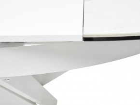 Стол TRENTO 120 HIGH GLOSS STATUARIO Белый мрамор глянцевый, керамика/ белый каркас, ®DISAUR в Нефтекамске - neftekamsk.mebel24.online | фото 10