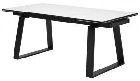 Стол VASTO 180 MARBLES KL-99 Белый мрамор матовый, итальянская керамика/ черный каркас, ®DISAUR в Нефтекамске - neftekamsk.mebel24.online | фото