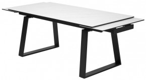 Стол VASTO 180 MARBLES KL-99 Белый мрамор матовый, итальянская керамика/ черный каркас, ®DISAUR в Нефтекамске - neftekamsk.mebel24.online | фото 6