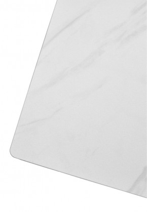 Стол VASTO 180 MARBLES KL-99 Белый мрамор матовый, итальянская керамика/ черный каркас, ®DISAUR в Нефтекамске - neftekamsk.mebel24.online | фото 7