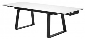 Стол VASTO 180 MARBLES KL-99 Белый мрамор матовый, итальянская керамика/ черный каркас, ®DISAUR в Нефтекамске - neftekamsk.mebel24.online | фото 9