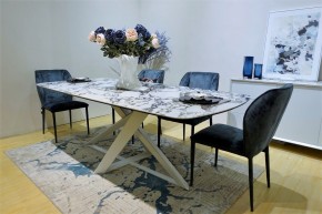 Стол VICENZA 220 BULGARI WHITE, керамика / белый, ®DISAUR в Нефтекамске - neftekamsk.mebel24.online | фото 12