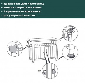 Столик для барбекю 207 Л (Unity XL 207L) в Нефтекамске - neftekamsk.mebel24.online | фото 9