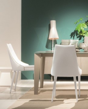 Стул CLARA 40.11 (TR505 white with sand cordonet, экокожа) в Нефтекамске - neftekamsk.mebel24.online | фото 3