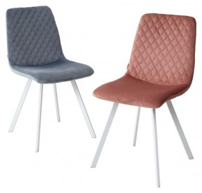 Стул DAIQUIRI BLUVEL-52 PINK / белый каркас, велюр М-City в Нефтекамске - neftekamsk.mebel24.online | фото 2