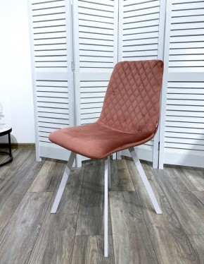 Стул DAIQUIRI BLUVEL-52 PINK / белый каркас, велюр М-City в Нефтекамске - neftekamsk.mebel24.online | фото 7