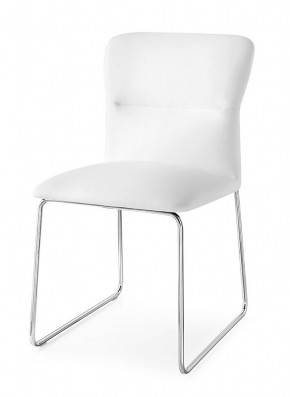 Стул FRIDA CB/1806-SK  MT.P77 CHROMED/  SKUBA S92 OPTIC WHITE в Нефтекамске - neftekamsk.mebel24.online | фото 1