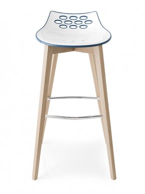Стул JAM W CB/1487, ash.P19W OAK NATURAL/ P799-P11P WHITE/ GLOSSY NOUGAT в Нефтекамске - neftekamsk.mebel24.online | фото