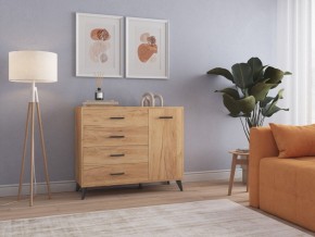 СВЕТЛАНА LOFT Комод-тумба  (дуб золотой) в Нефтекамске - neftekamsk.mebel24.online | фото 3