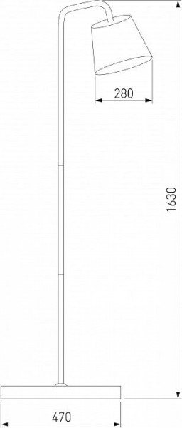 Торшер Eurosvet Montero 01135/1 белый в Нефтекамске - neftekamsk.mebel24.online | фото 2