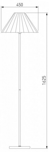 Торшер Eurosvet Peony 01133/1 хром/графит в Нефтекамске - neftekamsk.mebel24.online | фото 3