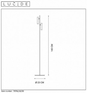 Торшер Lucide Philon 79781/10/30 в Нефтекамске - neftekamsk.mebel24.online | фото 4
