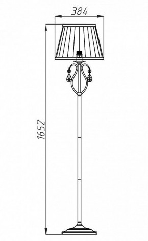 Торшер Maytoni Brionia ARM172-11-G в Нефтекамске - neftekamsk.mebel24.online | фото 2