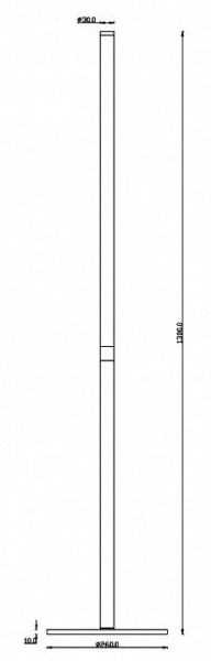 Торшер Maytoni Ray Z012FL-L18B3K в Нефтекамске - neftekamsk.mebel24.online | фото 3