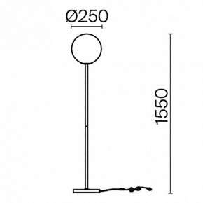 Торшер Maytoni Ring MOD013FL-01BS в Нефтекамске - neftekamsk.mebel24.online | фото 4