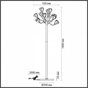 Торшер Odeon Light Gardi 5090/12F в Нефтекамске - neftekamsk.mebel24.online | фото 5