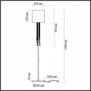 Торшер Odeon Light Nicole 4886/1F в Нефтекамске - neftekamsk.mebel24.online | фото 4