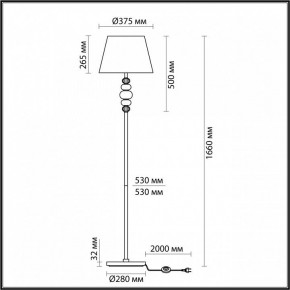 Торшер Odeon Light Sochi 4896/1F в Нефтекамске - neftekamsk.mebel24.online | фото 4