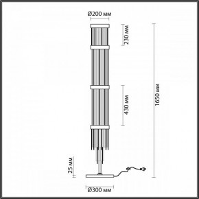 Торшер Odeon Light York 4788/12F в Нефтекамске - neftekamsk.mebel24.online | фото 3
