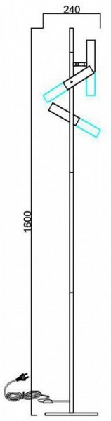 Торшер ST-Luce Eclip SL1236.405.03 в Нефтекамске - neftekamsk.mebel24.online | фото 5