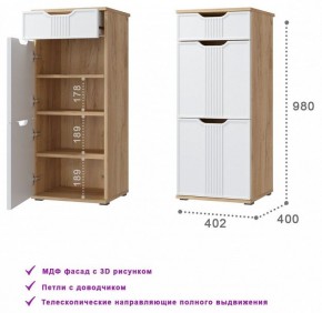 Тумба для обуви Эмилия ЭЛ-3 в Нефтекамске - neftekamsk.mebel24.online | фото 3
