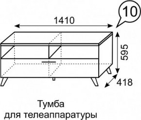 Тумба для ТВ София 10 в Нефтекамске - neftekamsk.mebel24.online | фото 3