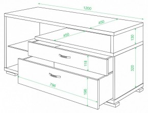 Тумба под ТВ ТК-10 М в Нефтекамске - neftekamsk.mebel24.online | фото 2