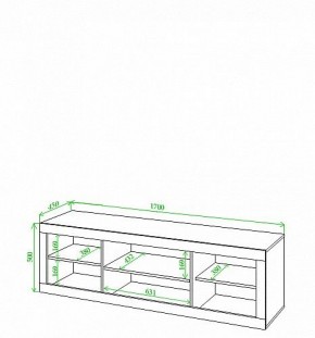 Тумба под ТВ Toivo Кон170 в Нефтекамске - neftekamsk.mebel24.online | фото 2