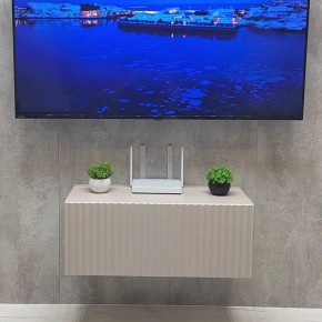 Тумба подвесная под ТВ LINES MTV1-MA 750 Бежевый (Леда-М 10.1.5) в Нефтекамске - neftekamsk.mebel24.online | фото 5