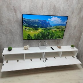 Тумба подвесная под ТВ LINES MTV4-MA 1150 Белый глянец (Белый-M 10.1.1) в Нефтекамске - neftekamsk.mebel24.online | фото 12