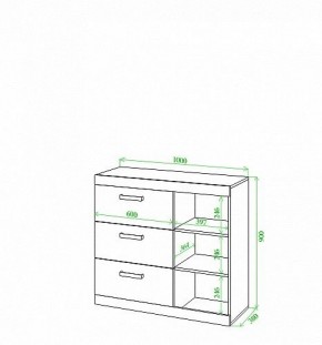 Тумба Toivo Км101 в Нефтекамске - neftekamsk.mebel24.online | фото 2