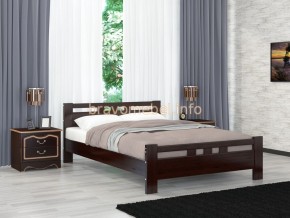 ВЕРОНИКА-2 Кровать из массива 1400  в Нефтекамске - neftekamsk.mebel24.online | фото 4