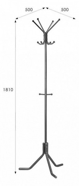 Вешалка напольная Пико 3 в Нефтекамске - neftekamsk.mebel24.online | фото 7