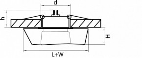 Встраиваемый светильник Lightstar Flutto 006430 в Нефтекамске - neftekamsk.mebel24.online | фото 3